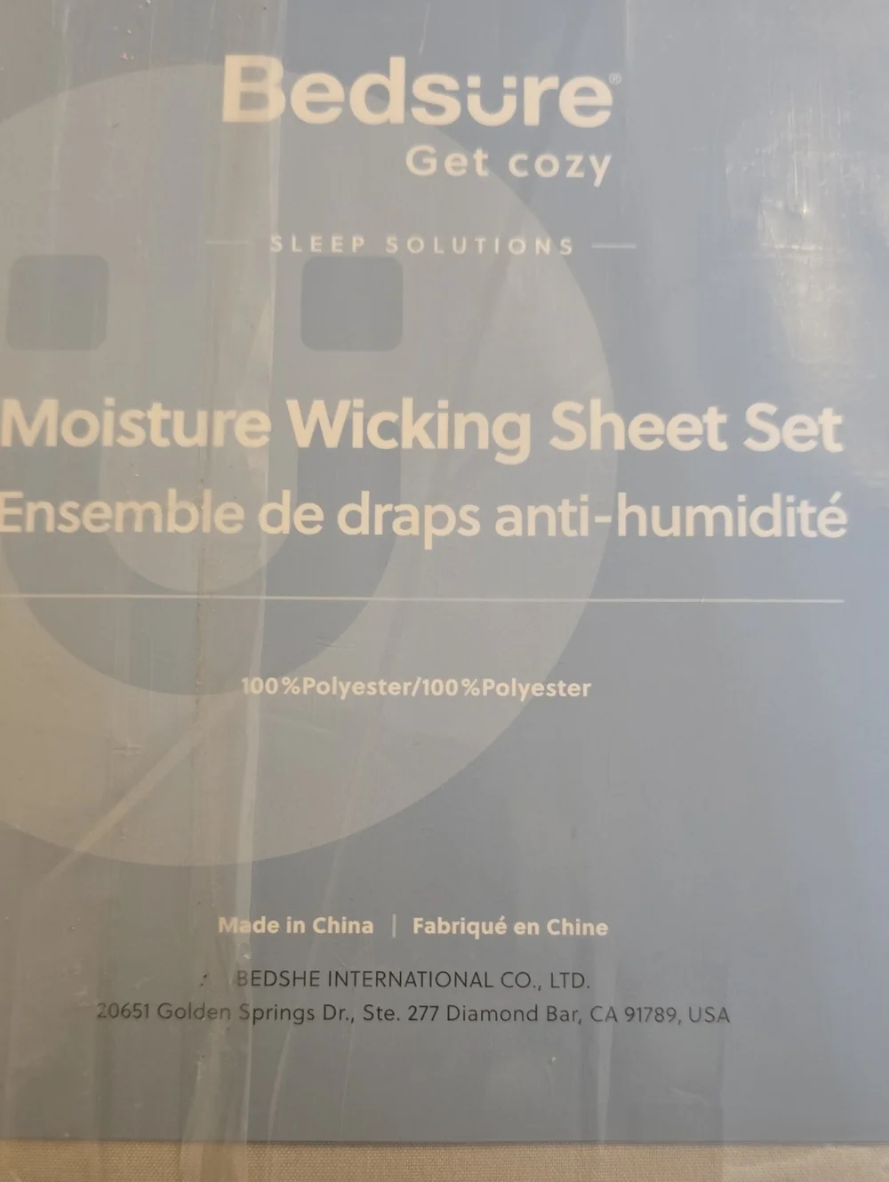 Bedsure Sheet Set Size Twin XL Grey Moisture-Wicking Dorm Room